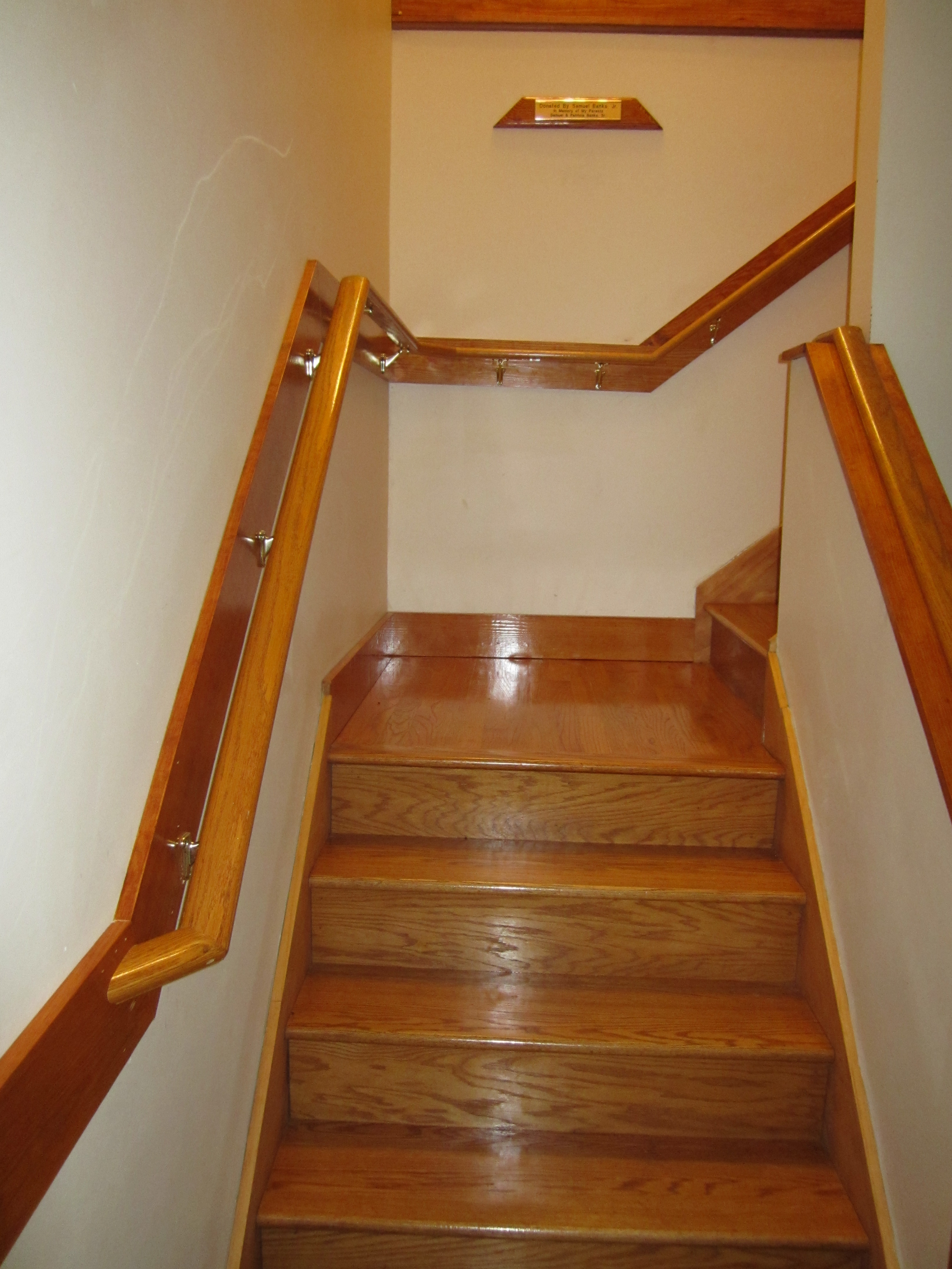 Stairway to 2nd floor